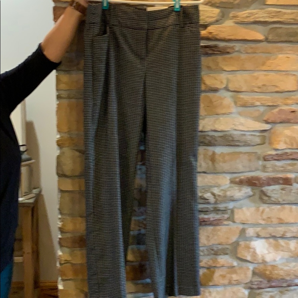 Black and white pants